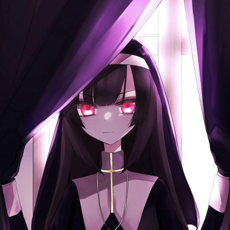 Мико монахиня аниме