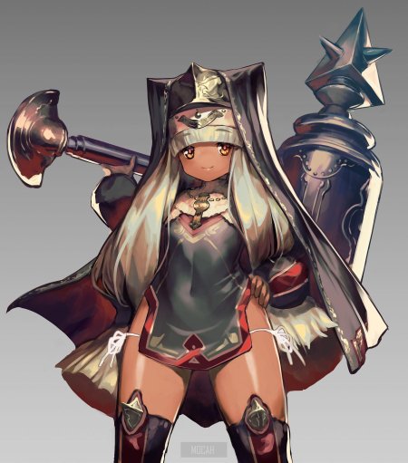 Аниме монахиня воин