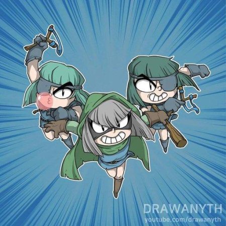 Бандитка клеш рояль арт