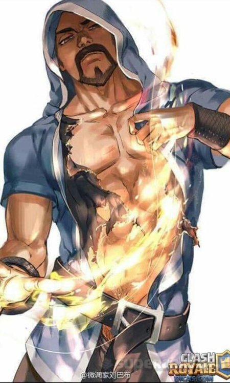 Колдун клеш рояль арт