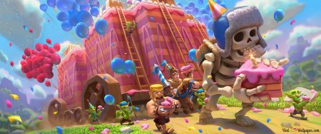 Гигантский скелет клеш рояль