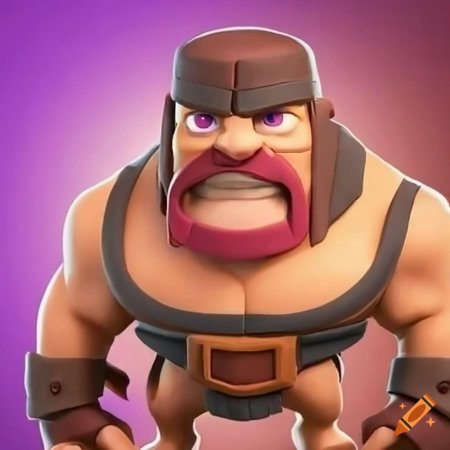 Король варваров из клеш оф кланс