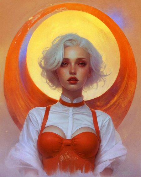 Нейросетевые барышни арт барышня