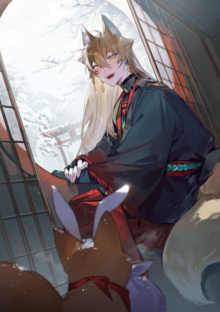 Кицунэ мальчик