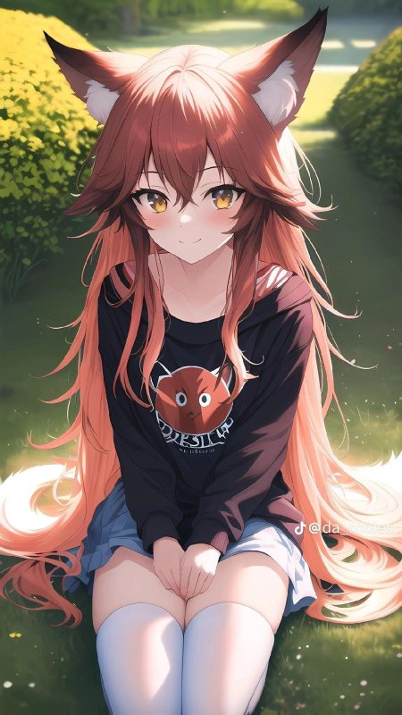 Лиса аниме арт