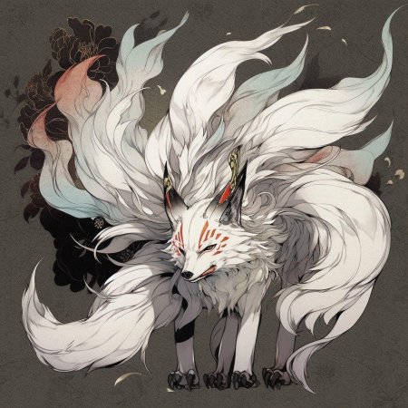 Лиса кицунэ