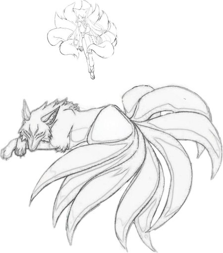 Девятихвостый кицунэ