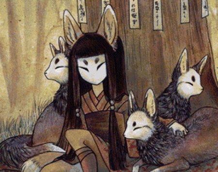 Японская мифология кицунэ лиса оборотень