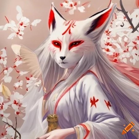 Кицунэ девушка