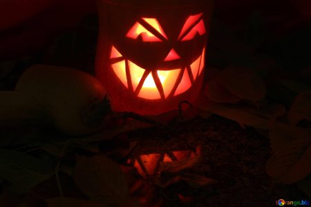 Тыква джек на хэллоуин