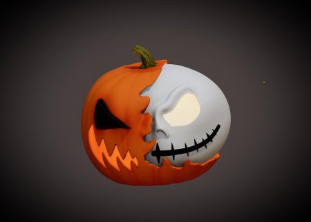 Тыква для хэллоуина
