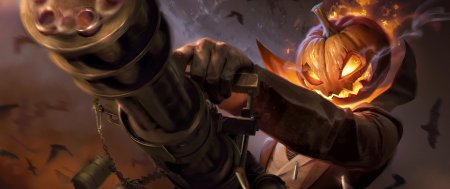 Тыквоголовый джек хэллоуин арт