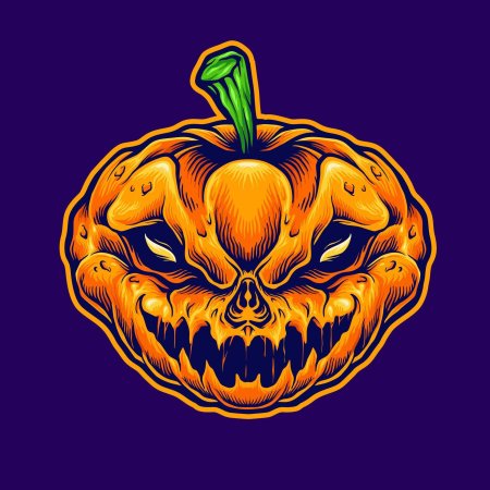 Halloween jack o lantern