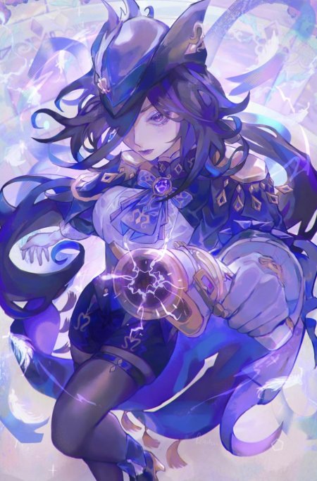 Клоринда геншин арт