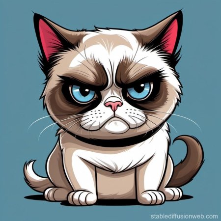 Real grumpy cat