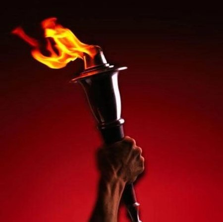 Факел огонь