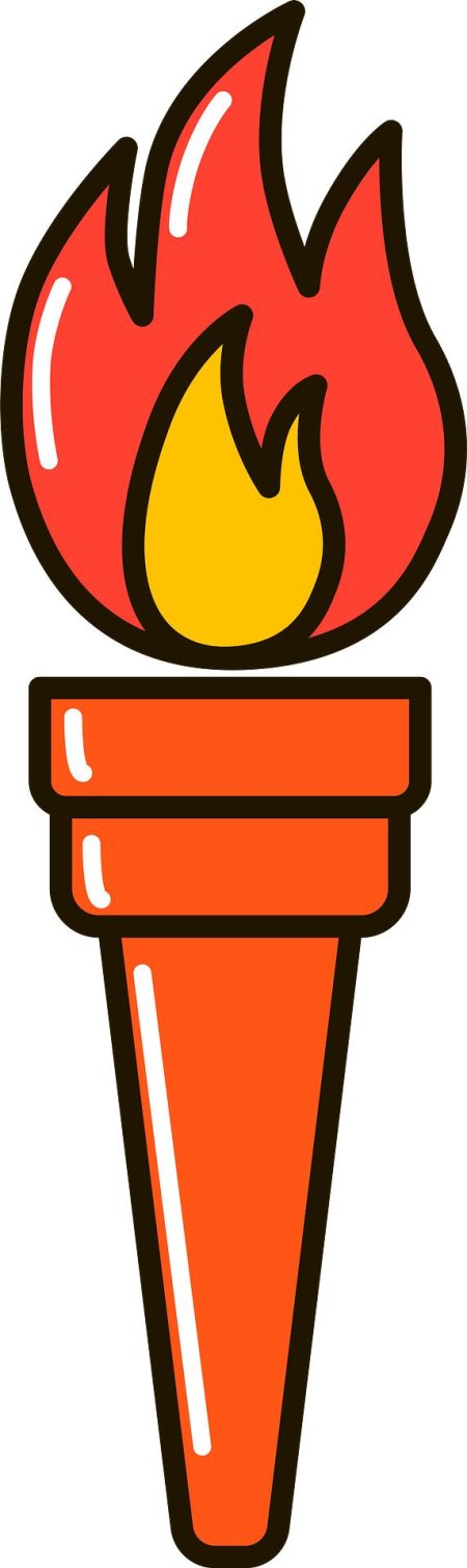 Рисунок факел