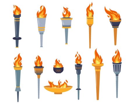 Факел рисунок