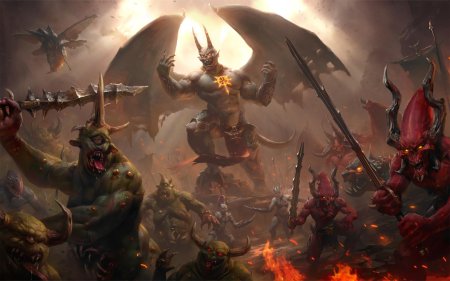 Total war warhammer демон принц