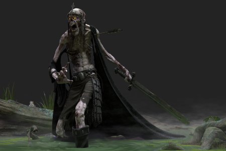 Фэнтези уродливый зомби