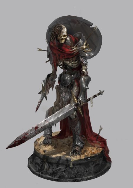 Скелет воин днд