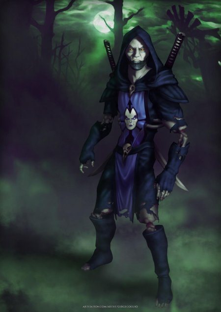 Темный эльф некромант днд