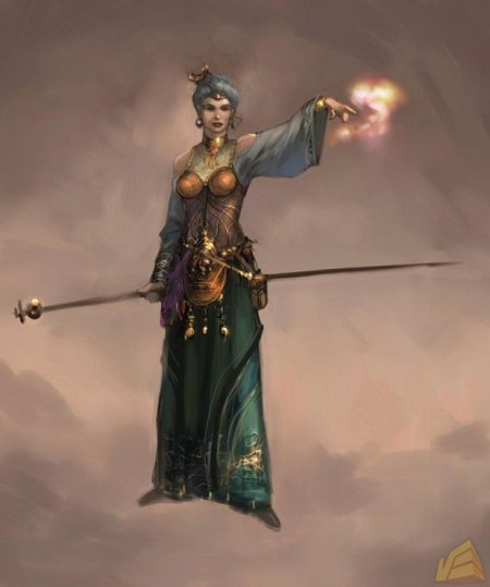 Dragon age винн арт