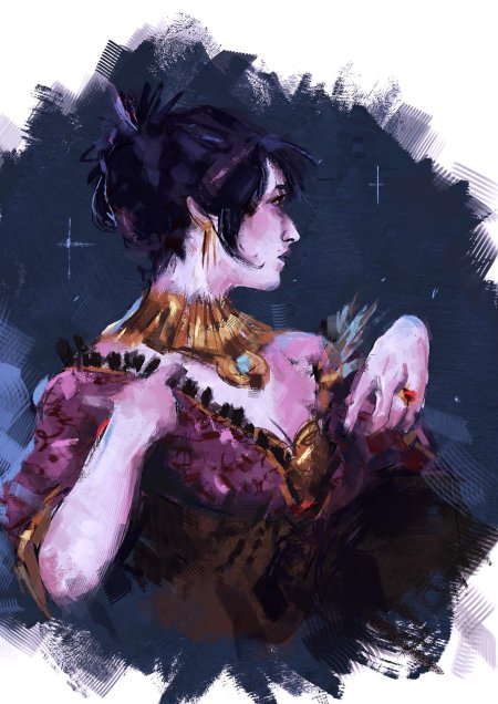 Морриган dragon age арт