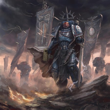 Ультрамарины хаоса вархаммер арт