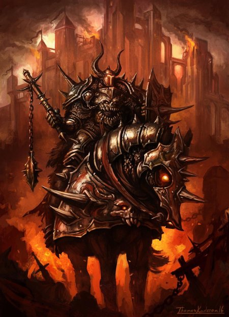 Темные рыцари вархаммер арт