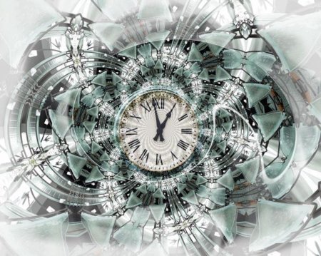 Часы абстракция