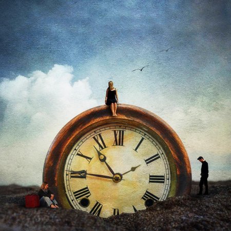 Часы картины художников