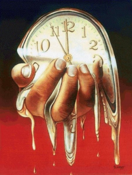 Картина сальвадора дали утекающее время