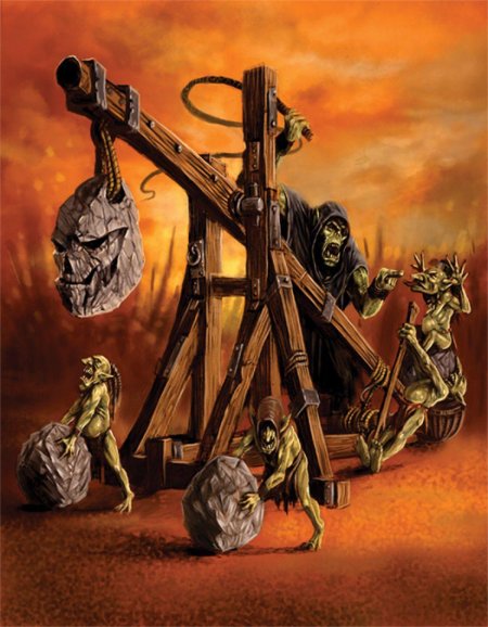 Катапульта баллиста требушет