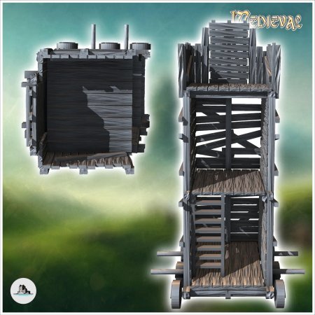 Средневековые осадные башни