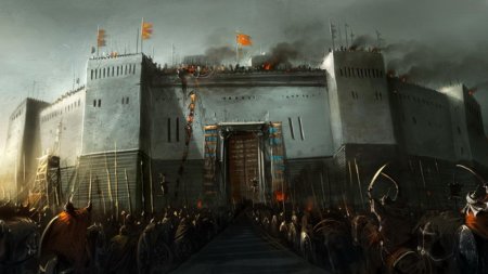 Осада штурм арт фэнтези