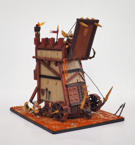 Lego осадная башня