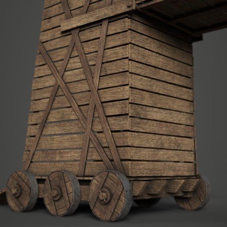 Осадная башня македонцев