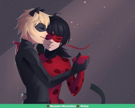 Поцелуй леди баг и супер кот