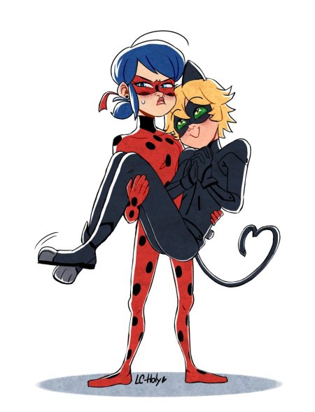 Ледибаг и супер кот любовь