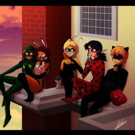 Леди баг и супер кот герои