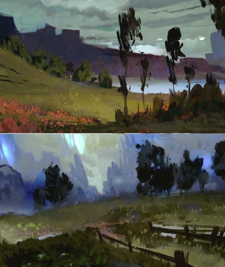 Концепт арты местности