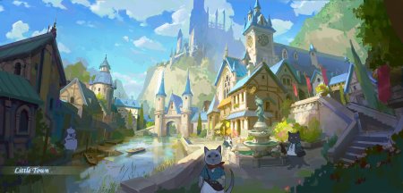 Иллюстрация пейзаж