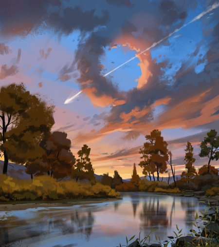 Пейзажи рисунки