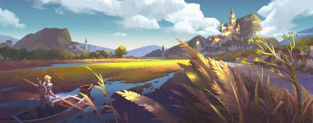 Пейзаж иллюстрация