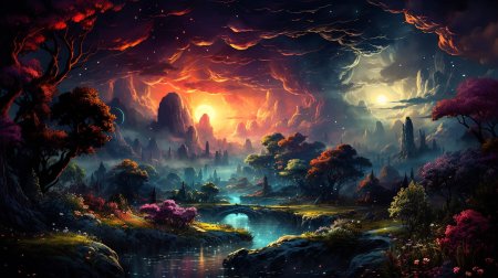 Fantasy landscape