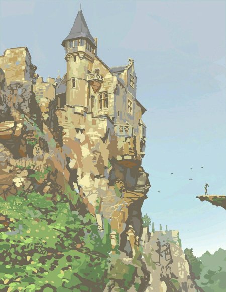 Картина по номерам замок