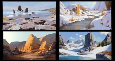 Концепт арт пейзаж