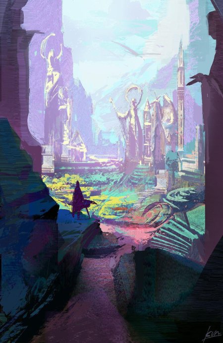 Акварель фантастика