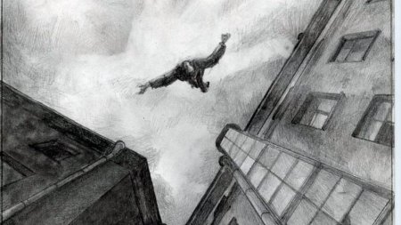 Рисунок падающего человека